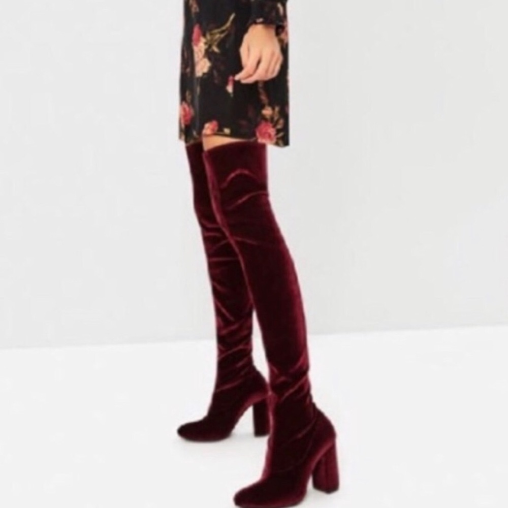 Jeffrey Campbell Cienega Velvet Boots - Picture 3 of 5